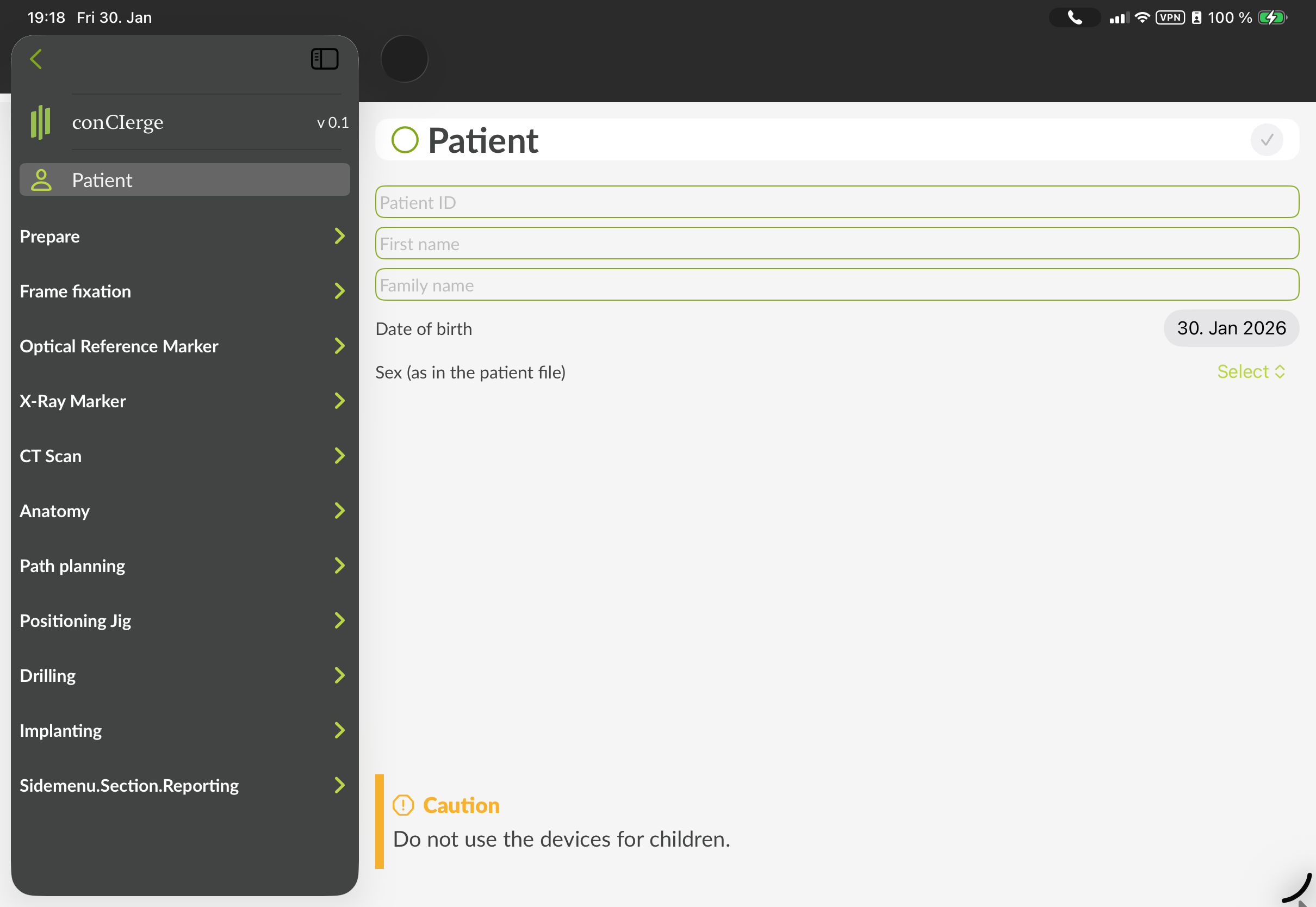 The Create Case view with the sidebar