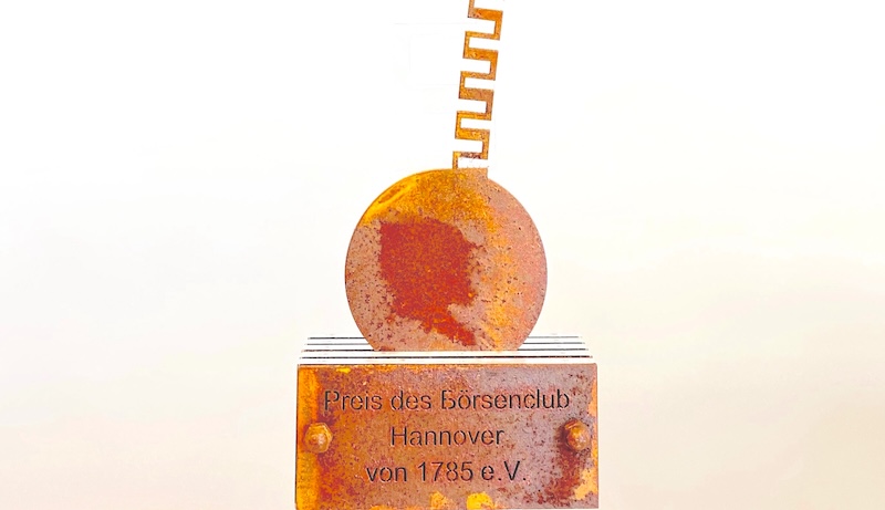 Börsenclub Hannover award sculpture for OtoJig