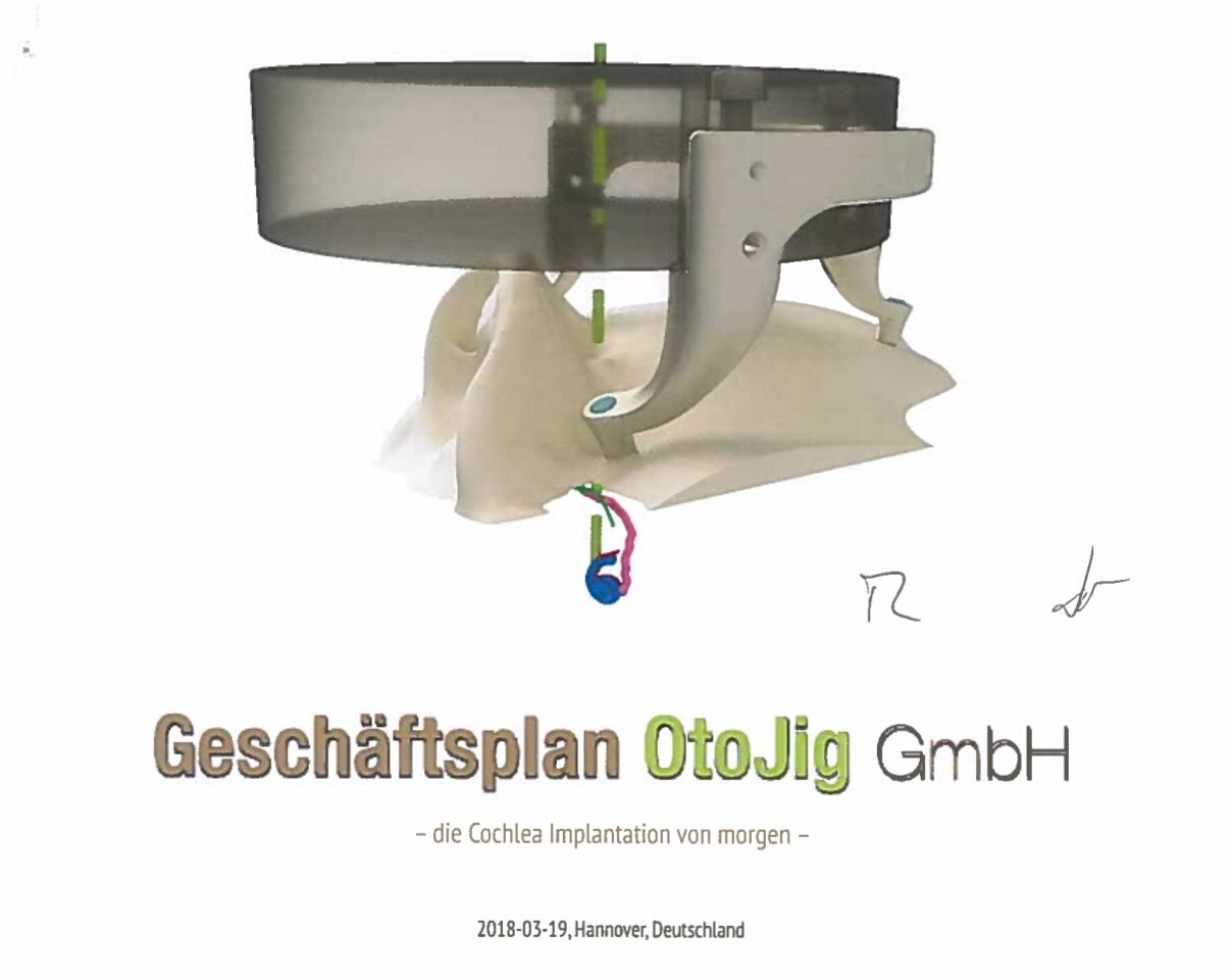 Business plan document for OtoJig GmbH