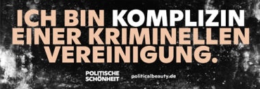 Wir sind Komplizen - Logo vom Zentrum für politische Schönheit